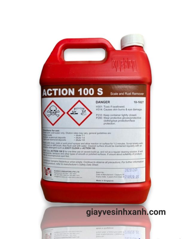 Action 100 S Hóa Chất Tẩy Gỉ Sắt Thép