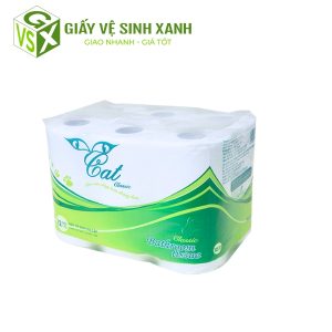 giấy vệ sinh cat classic 12 cuộn 2 lớp