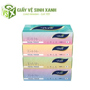 Khăn giấy lau mặt Posy sáng trưa chiều tối