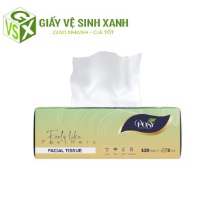 Khăn giấy lau mặt Posy sáng trưa chiều tối