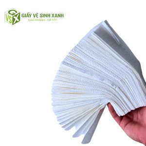 giấy lau tay 100 tờ gấp 3 2 lớp
