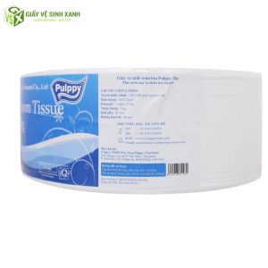 Giấy vệ sinh cuộn lớn Pulppy 1kg