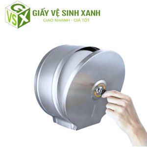 hộp đựng giấy vệ sinh cuộn lớn công nghiệp inox Yigao