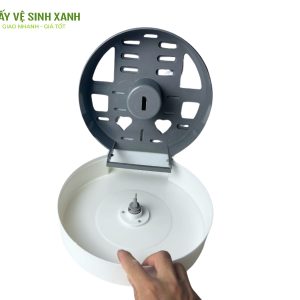 hộp đựng giấy vệ sinh cuộn lớn nhựa màu trắng giá rẻ