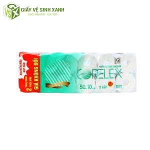 giấy vệ sinh corelex 10 cuộn tặng 2 cuộn 4 lớp