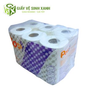 giấy vệ sinh posy classic 12 cuộn 2 lớp