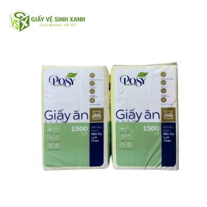 giấy ăn posy 1500 tờ 2 lơp