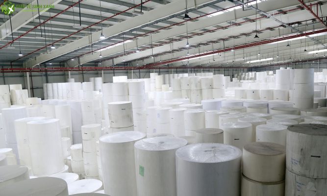 nhà sản máy sản xuất giấy vệ sinh xanh