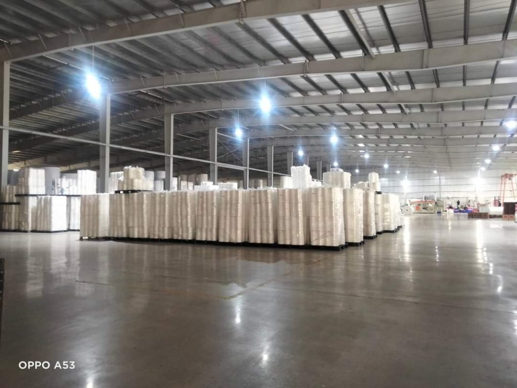 Nhà máy sản xuất giấy vệ sinh cuộn lớn tại Bắc Ninh