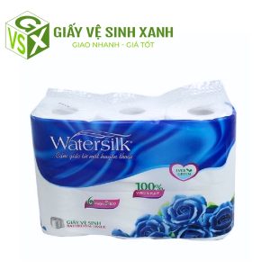 Giấy vệ sinh Watersilk 6 cuộn