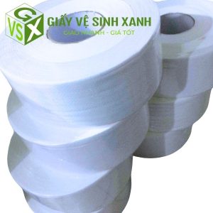 %giấy vệ sinh xanh%