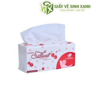 Khăn giấy ăn Silkwell rút lụa 280 tờ 2 lớp chính hãng