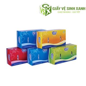 Khăn giấy lụa hộp Pulppy 180 tờ 2 lớp giá tốt