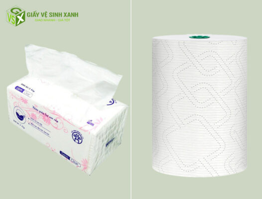 Giấy lau tay dạng cuộn và dạng tờ