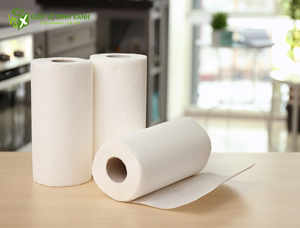Giấy lau tay trong gia đình nhà bếp