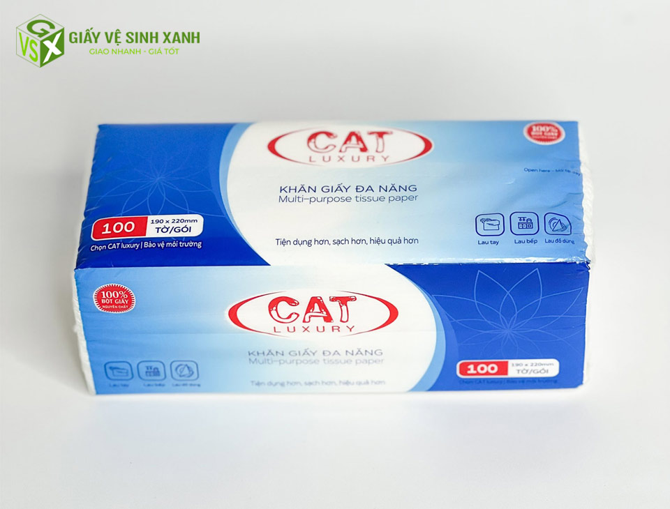 Giấy lau tay Cat Luxury tại Vũng Tàu