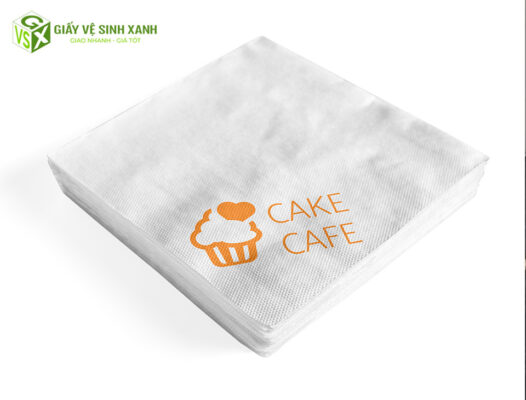 Giấy ăn in hoa văn