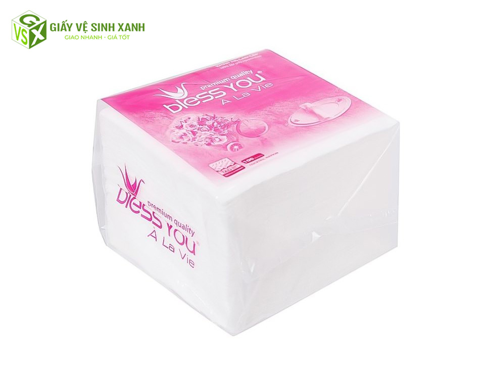 Chọn giấy ăn chất lượng cho gia đình: Khăn giấy ăn Bless you